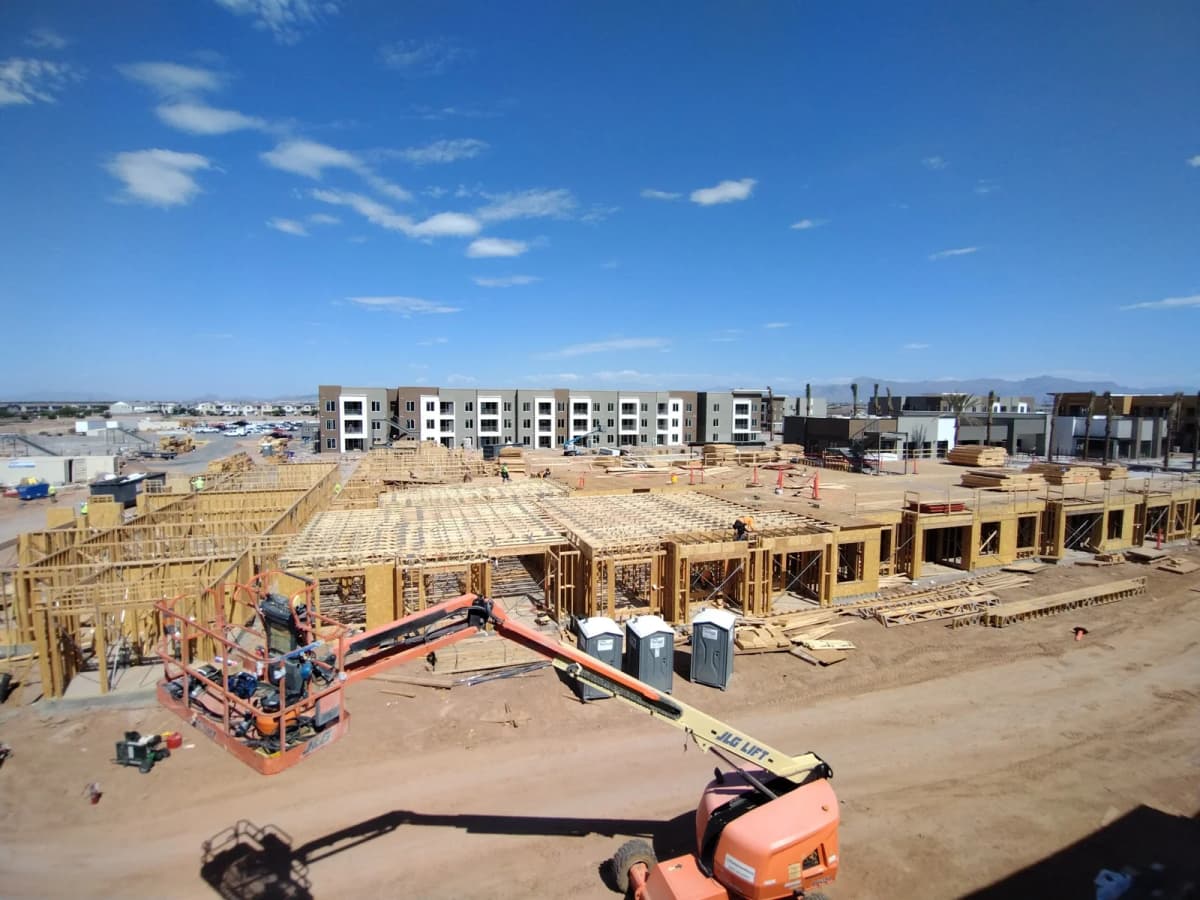 Project version 1 site rendering